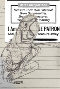 parrot with manifesto
